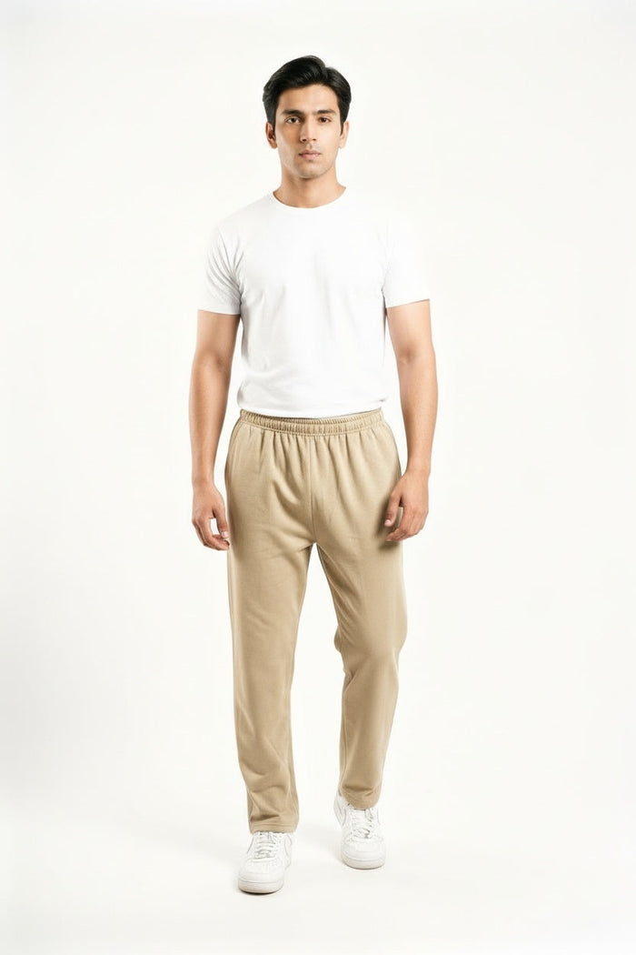 Sand Beige Baggy Joggers