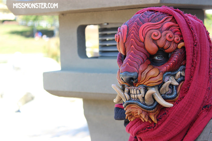 SENTINEL MASK- COLOR CHANGE EFFECT- RED-ORANGE