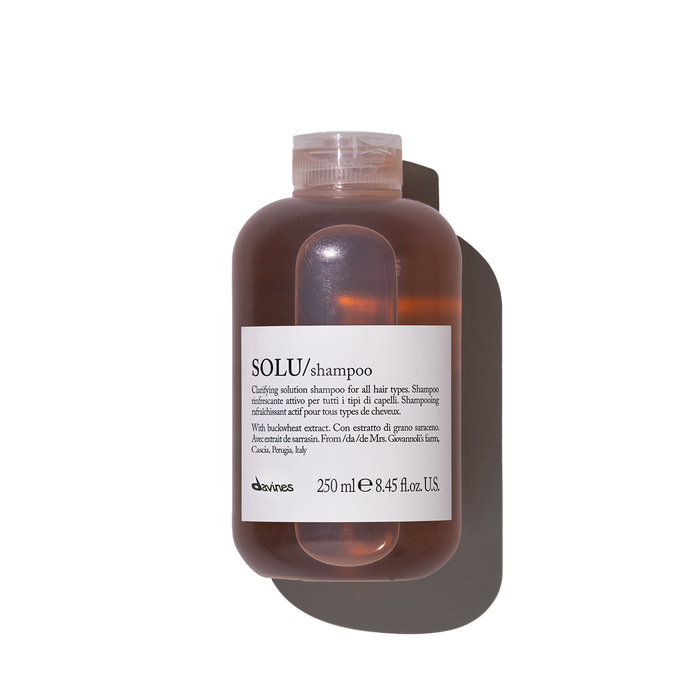 Solu Shampoo - Original Formula, original Davines Essential Haircare packaging - Solvi Salon, Boise, Idaho