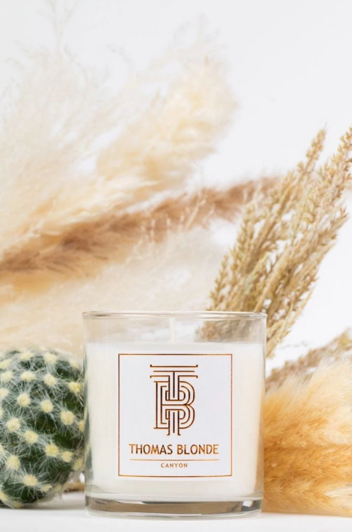 Thomas Blonde 12oz Candle Candles in Canyon at Wrapsody