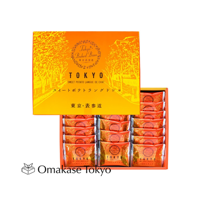 Tokyo BAKED BASE Sweet Potato Langue de Chat 20 pieces