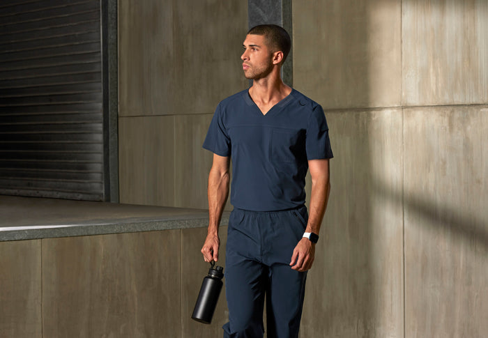 Velocity Top - Black - Grey's Anatomy Scrubs