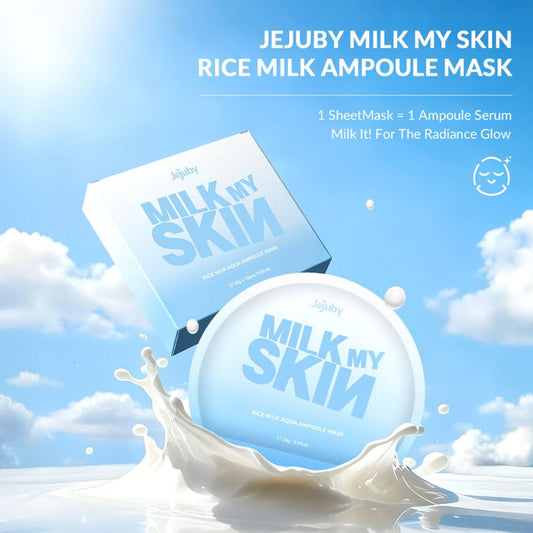 1. Jejuby Rice Milk Aqua Ampoule Mask