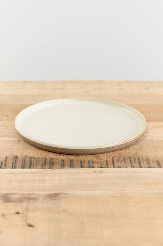 Kinto Home Kitchen Dishware 10" Ceramic Lab Plate White / 10" Dia X .75" H