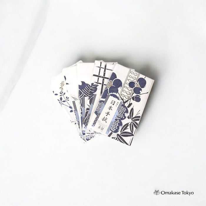 100% Cotton Japanese Tenugui 5-Piece Set