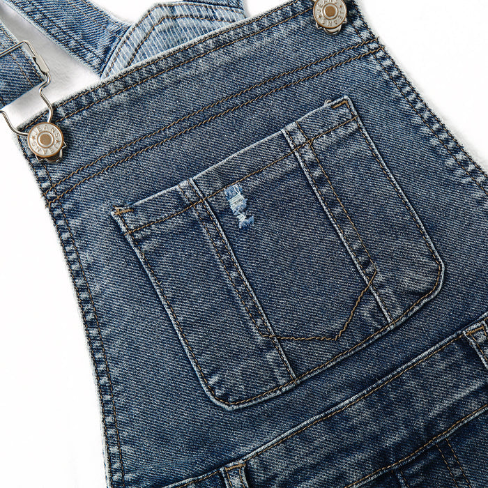 18M-10T Girls Skirt,Ripped Soft Strechy Denim Girls Summer Overalls Dress