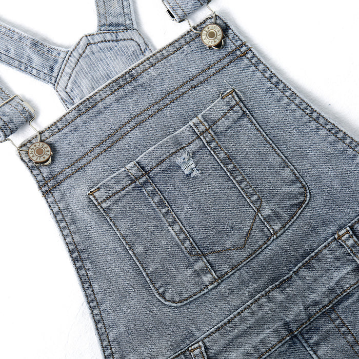 18M-10T Girls Skirt,Ripped Soft Strechy Denim Girls Summer Overalls Dress