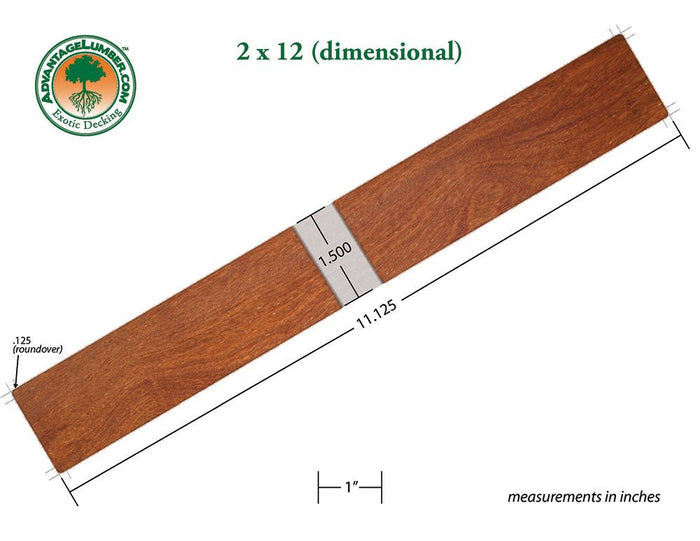 2 x 12 Cumaru Wood - Advantage Lumber