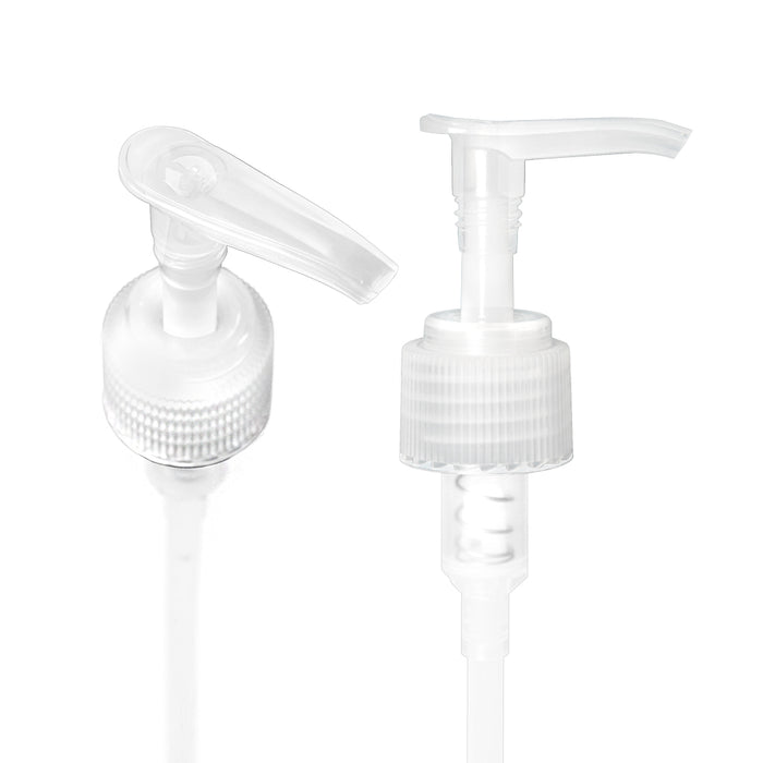 24/410 Natural Ribbed SADDLE Pump Top