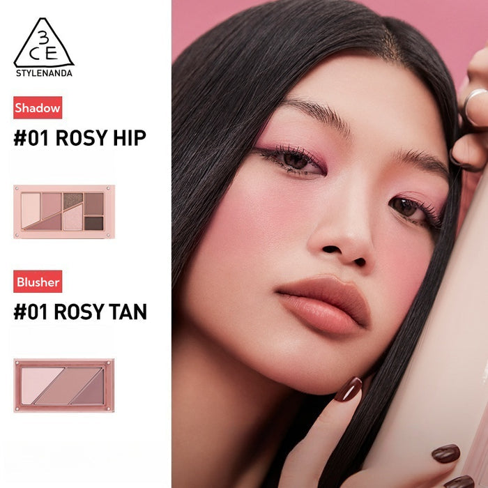 #01 Rosy Hip + #01 Rosy Tan