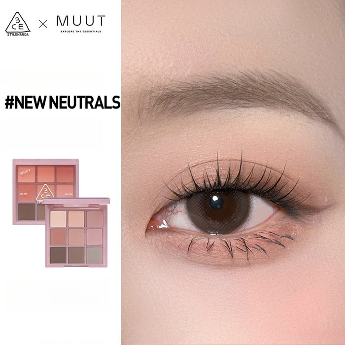 3CE X MUUT Beauty Meets Fashion 9-Colors Eyeshadow Palette T4758