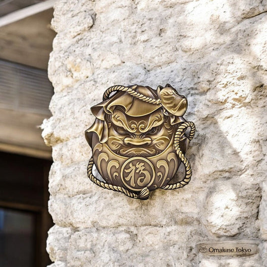 3D Daruma Metal Car Emblem