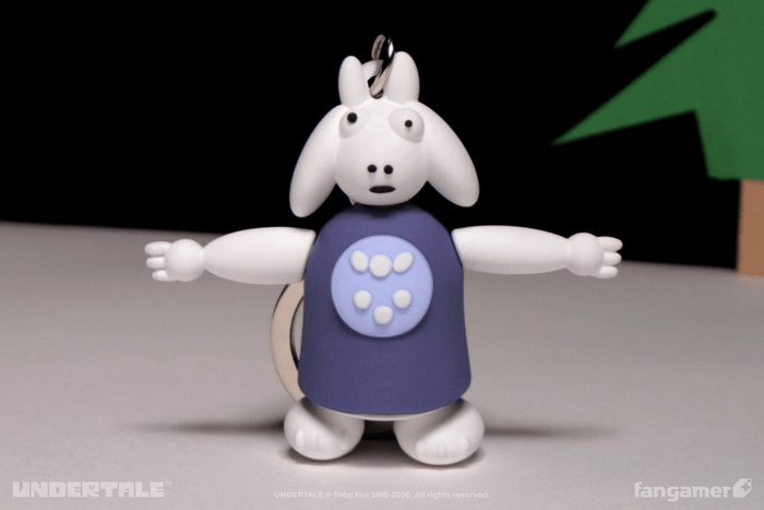 3D Toriel Keychain