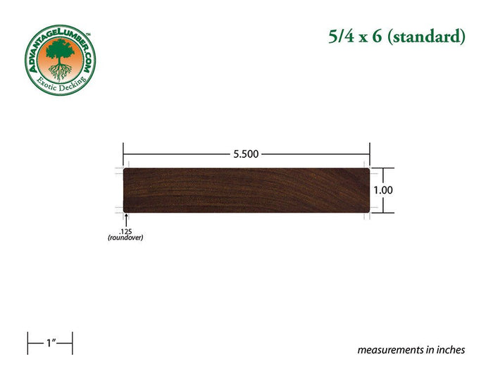 5/4 x 6 Ipe Wood Decking Shorts - Advantage Lumber