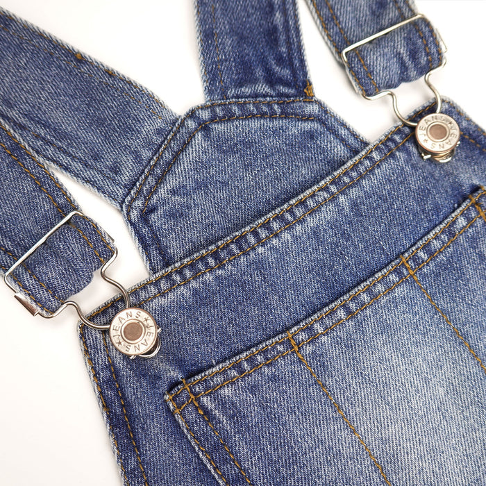6-14T Girls Denim Overalls, Little Big Kids' Jean Dungarees Pants