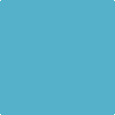768-Atlantis: Blue  a paint color by Benjamin Moore avaiable at Clement's Paint in Austin, TX.