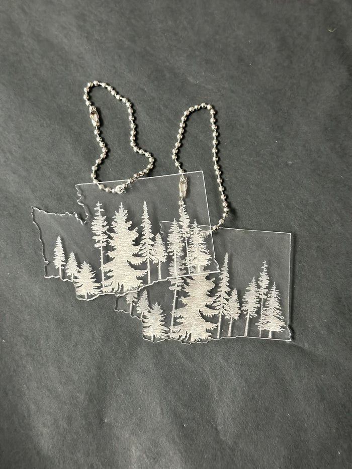 Ginger & The Huth- Local Keychains - Pine & Moss
