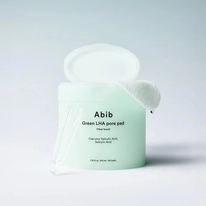 ABIB Green LHA Pore Pad Clear Touch - valomieji diskeliai