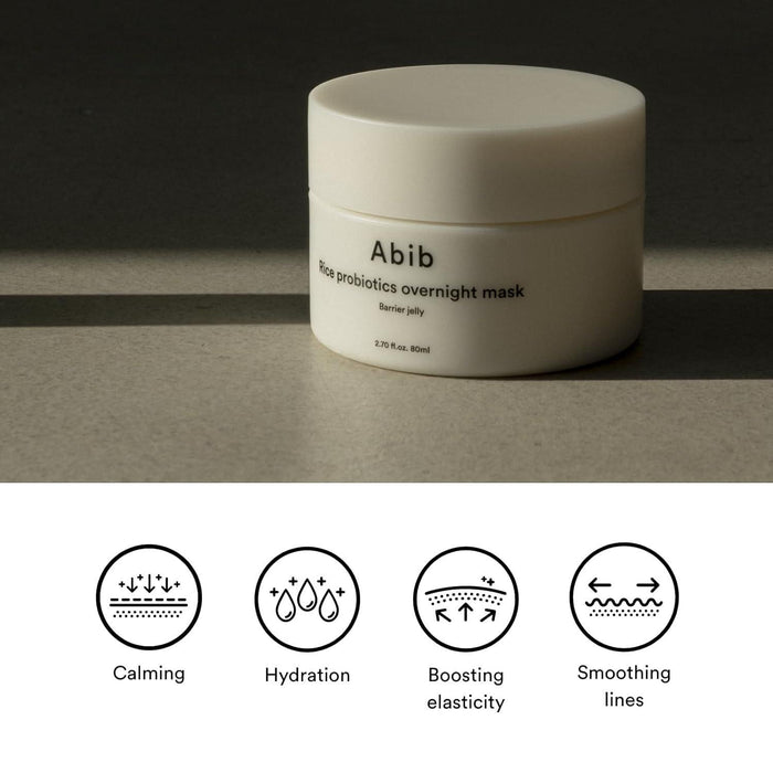 Abib Rice Probiotics Overnight Mask Barrier Jelly 80 mL