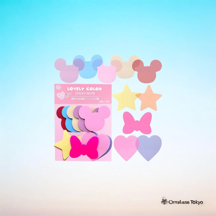 Abon Abon Cute Translucent Sticky Notes