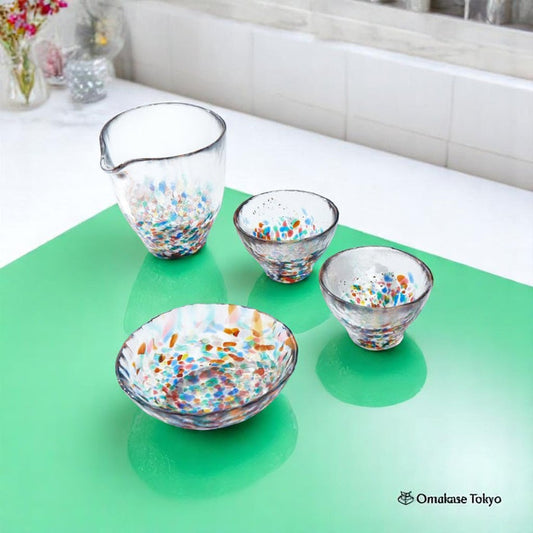 Aderia Tsugaru Vidro Nebuta Series Sake Glass