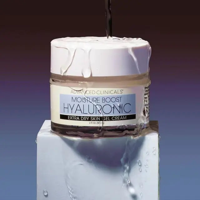 ADVANCED CLINICALS 1000× Boost Hyaluronic Extra Dry Skin Gel Cream جل كريم الهايلرونك من ادفانسد كلينيكالز