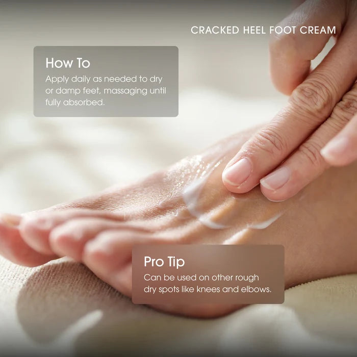 ADVANCED CLINICALS Cracked Heel Rough Spot Cream For Salon Professionals كريم القدمين من ادفانسد كلينيكالز