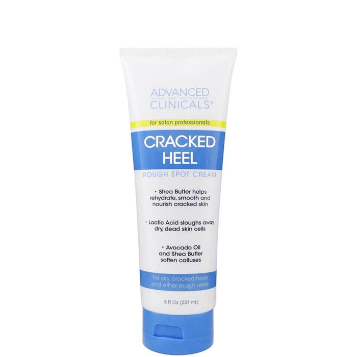 ADVANCED CLINICALS Cracked Heel Rough Spot Cream For Salon Professionals كريم القدمين من ادفانسد كلينيكالز