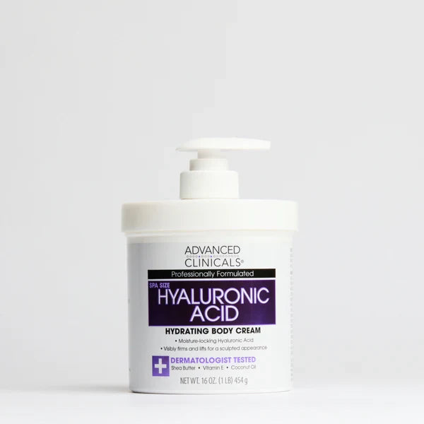 ADVANCED CLINICALS Hyaluronic Acid Intensive Skin Hydrator For Salon Professionals كريم الهايلرونك من ادفانسد كلينيكالز