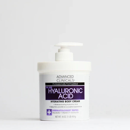 ADVANCED CLINICALS Hyaluronic Acid Intensive Skin Hydrator For Salon Professionals كريم الهايلرونك من ادفانسد كلينيكالز