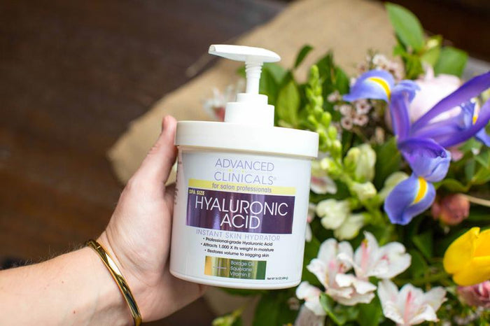 ADVANCED CLINICALS Hyaluronic Acid Intensive Skin Hydrator For Salon Professionals كريم الهايلرونك من ادفانسد كلينيكالز