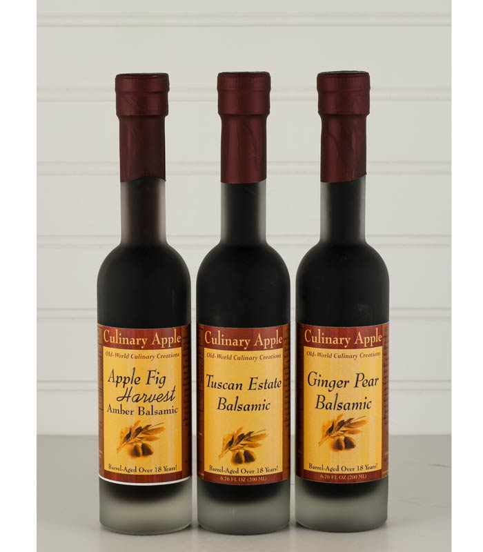 Infused Dark Balsamic Vinegar at Culinary Apple