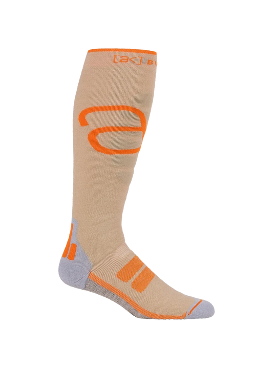 Product image of Burton [ak] Performance+ Socks[Variant:Chinchilla Gray / Goldfish Orange]
