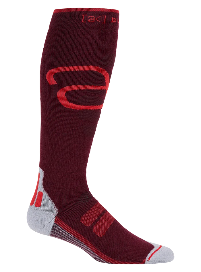 Product image of Burton [ak] Performance+ Socks[Variant:Rum Raisin / Hot Tamale]