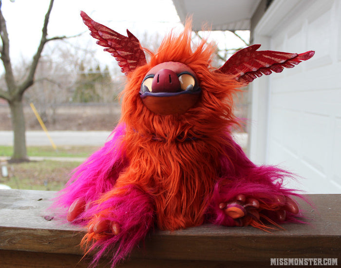 ALFAR THE PORKBAT - OOAK DOLL