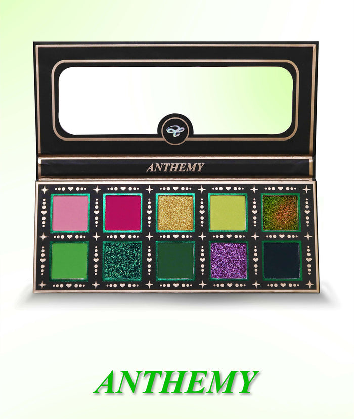 ANTHEMY Gaze Of Green Snake 10-Color Chameleon Eyeshadow Palette (2.0) T4140