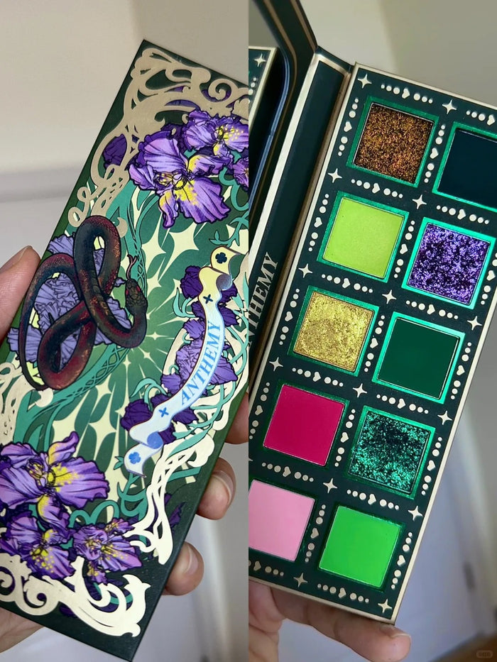 ANTHEMY Gaze Of Green Snake 10-Color Chameleon Eyeshadow Palette (2.0) T4140
