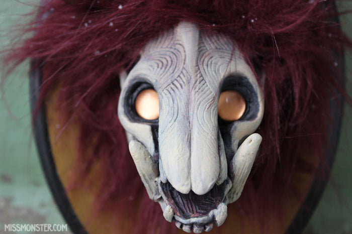 ANTLER SKULL TROPHY HEADS
