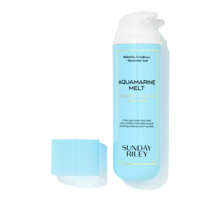 #seo sunday riley aquamarine gel baume nettoyant visage