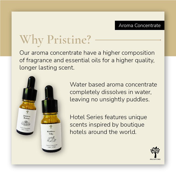 PRISTINE AROMA Aroma Concentrate Signature Scents Set - 4 x 10ml | Isetan KL Online Store