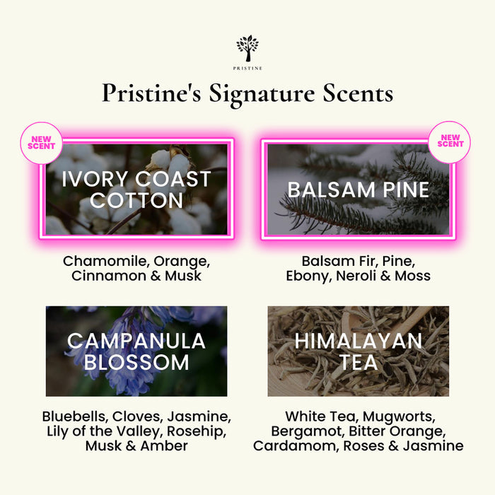 PRISTINE AROMA Aroma Concentrate Signature Scents Set - 4 x 10ml | Isetan KL Online Store