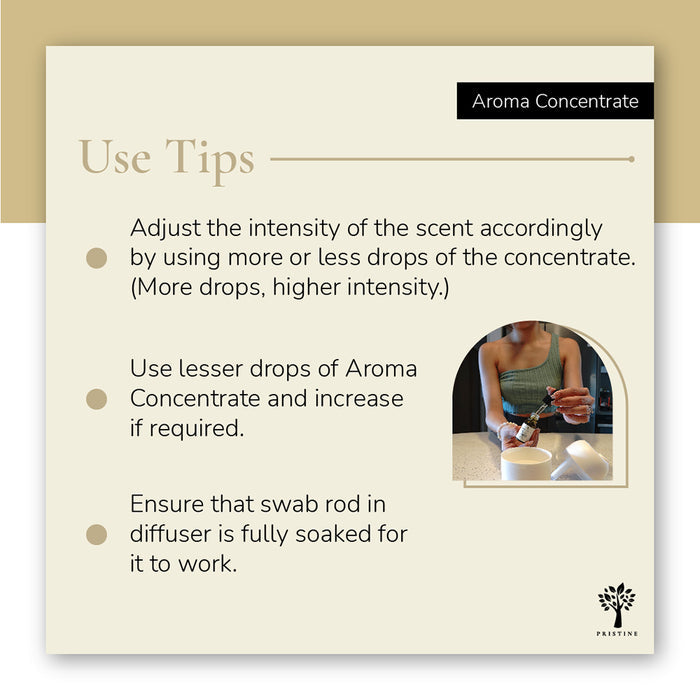 PRISTINE AROMA Aroma Concentrate Signature Scents Set - 4 x 10ml | Isetan KL Online Store