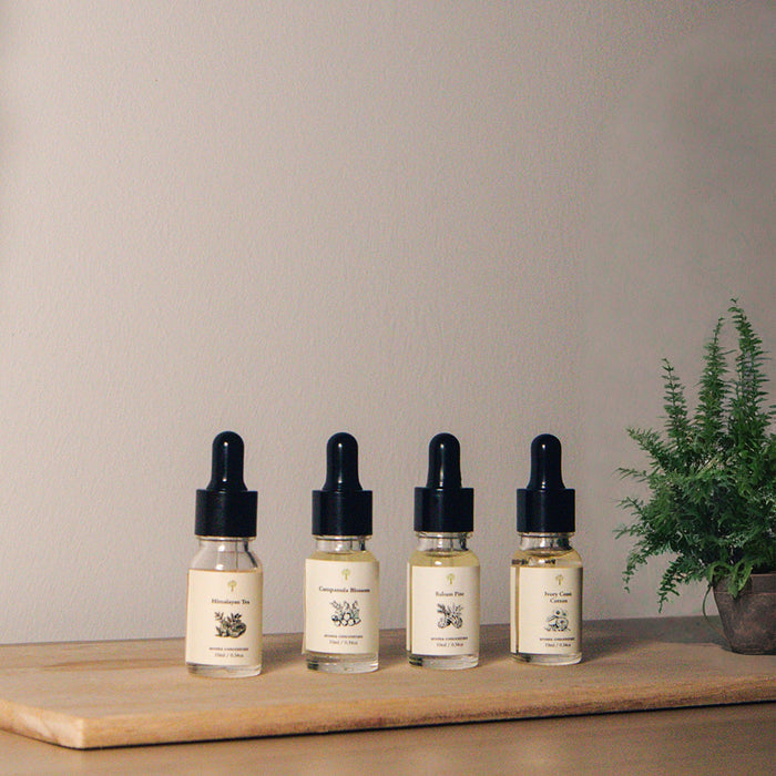 PRISTINE AROMA Aroma Concentrate Signature Scents Set - 4 x 10ml | Isetan KL Online Store