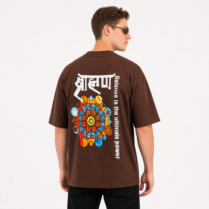 ARZO “Balance Power” Oversized Tee