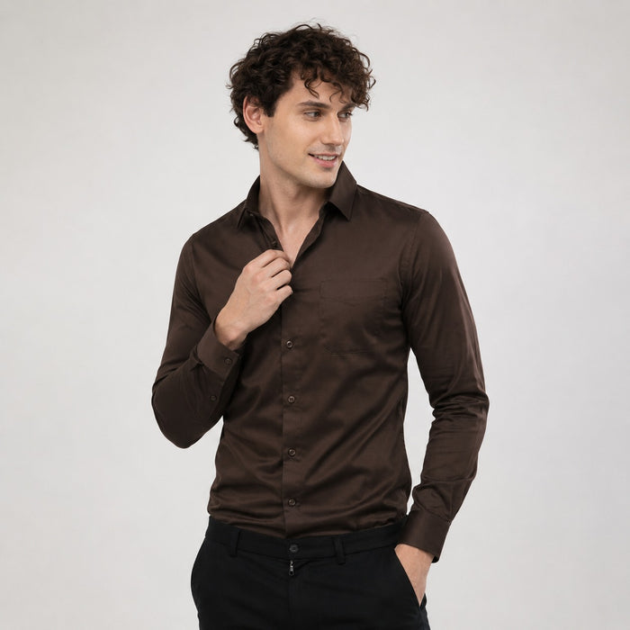 ARZO Chestnut Prime Formal Shirt