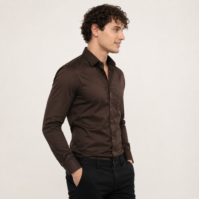ARZO Chestnut Prime Formal Shirt