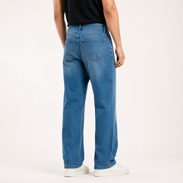 ARZO Classic Mid-Blue Baggy Jeans