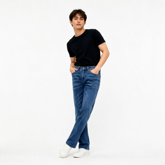 ARZO Core Blue Straight Jeans | Premium Quality