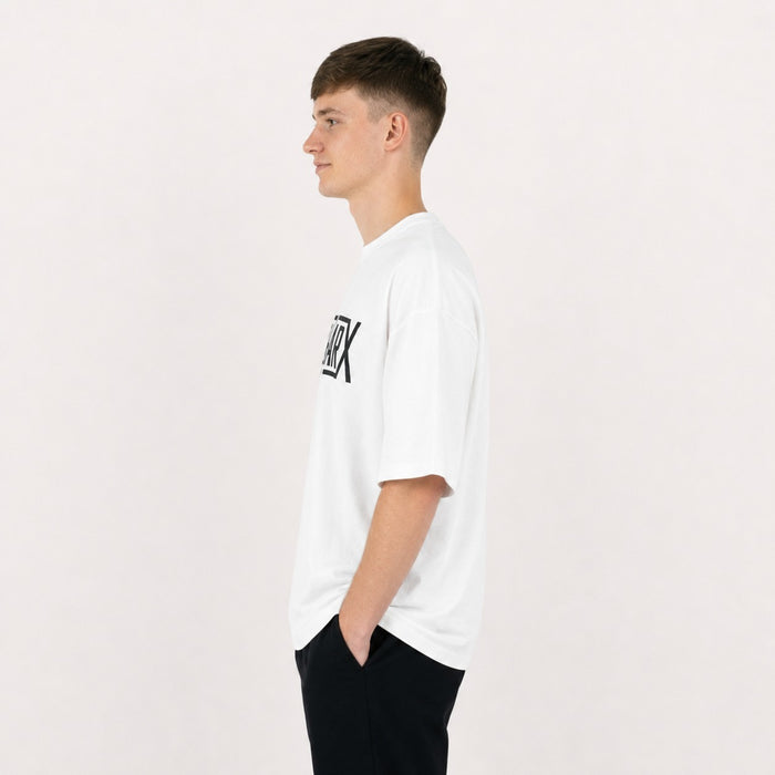 ARZO Core Statement Oversized Tee – White