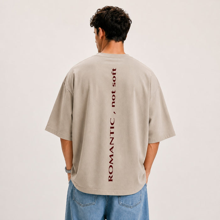 ARZO Crimson Bloom Oversized Tee